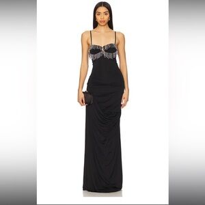 Paris Georgia Odette dress in black